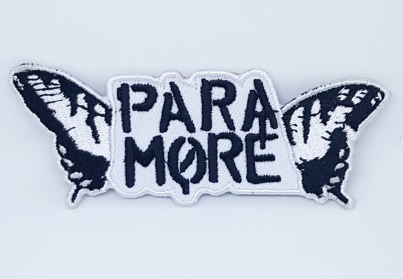 New Paramore Embroidered patch iron Sew on black white badge - Fun Patches