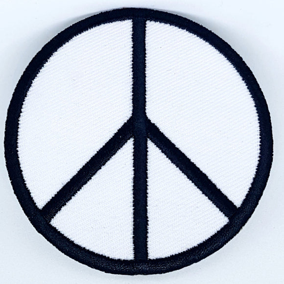 Peace symbol CND anti-war badge iron on Embroidered patch - Fun Patches
