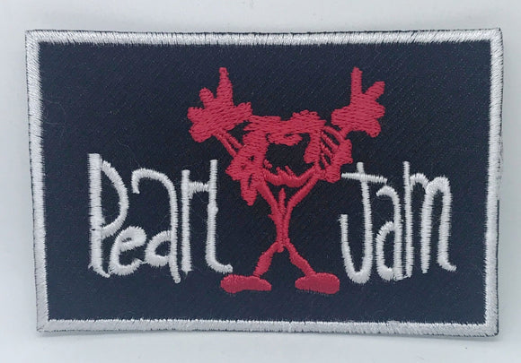 Pearl Jam American rock Music logo Iron on Sew on Embroidered Patch - Fun Patches