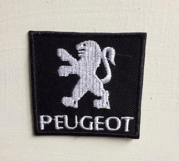 Peugeot car Racing Sport Art Badge Iron on Sew on Embroidered Patch - Fun Patches