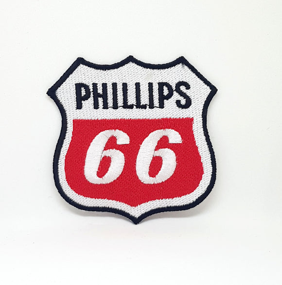 PHILLIPS 66 Gasoline Petroleum Oil Iron Sew on Embroidered Patch - Fun Patches