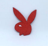 Playboy Bunny rabbit colourful Iron on Sew on Embroidered Patch - Fun Patches