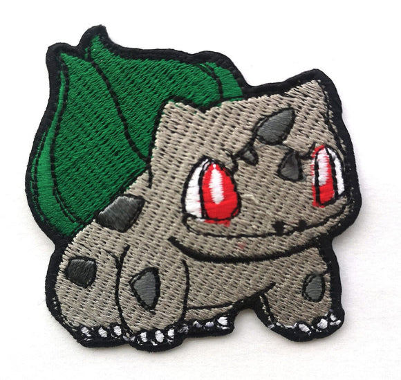 Pokémon Bulbasaur Character badge jacket shirt Iron on Sew on Embroidered Patch