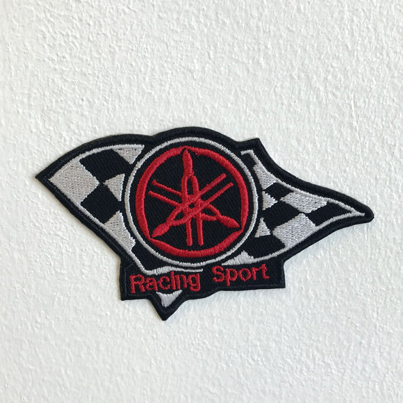 Racing Sport Yamaha Motorsports badge Iron Sew on Embroidered Patch - Fun Patches