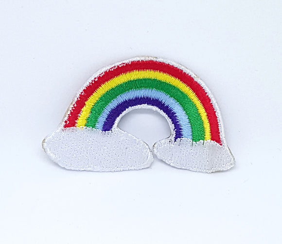 Cute Rainbow Iron Sew on Embroidered Patch - Fun Patches