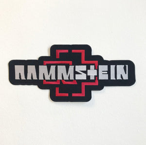 Rammstein Music Band Large Biker Jacket Back Sew On Embroidered Patch - Fun Patches