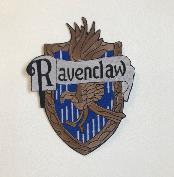 Ravenclaw Harry Potter Large Biker Jacket Back Sew On Embroidered Patch - Fun Patches