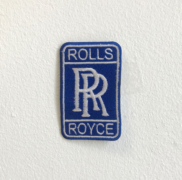 Rolls Royce Motor Cars Logo Iron on Sew on Embroidered patch - Fun Patches