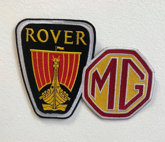 Rover MB Cars Sports Art Badge Clothes Iron or Sew on Embroidered Patch - Fun Patches