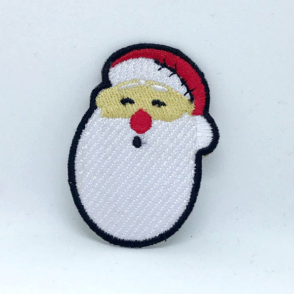 Santa Claus Christmas Xmas Cartoon Iron on Embroidered Patch - Fun Patches