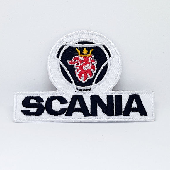 SCANIA BUSES VANS TRUCKS LORRIES SWEDEN GRIFFIN COAT OF ARMS Iron on Embroidered Patch - Fun Patches