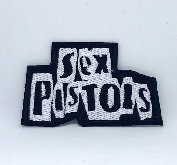 SEX PISTOLS Iron On Sew On Embroidered Patch Emo Goth Punk Rock heavy metal - Fun Patches