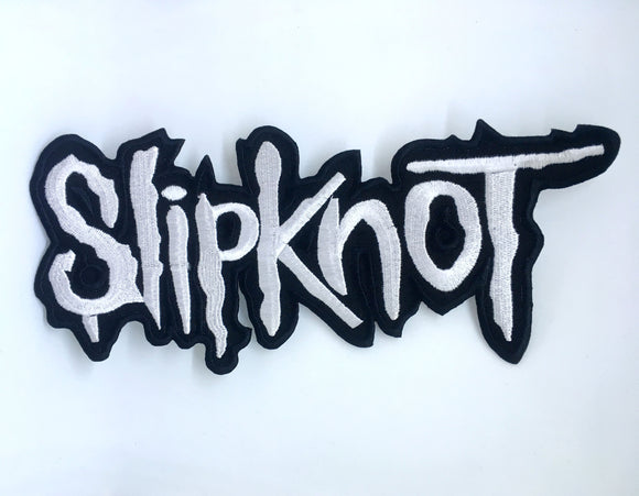 Slipknot Heavy Metal Music Large Iron on Sew on Embroidered Patch - Fun Patches