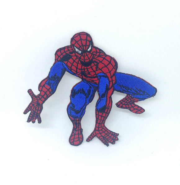Spiderman ready to jump Marvel Iron On Embroidered Patch - Fun Patches