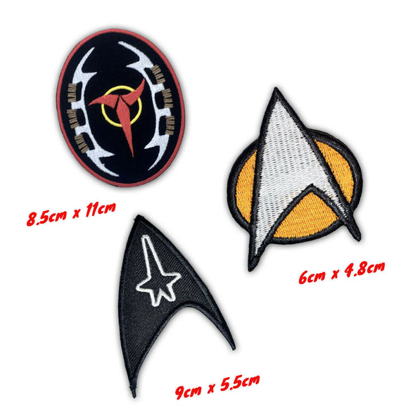 Star Trek Movies uniform badges Iron or Sew on Embroidered Patch