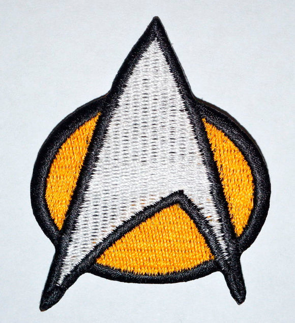 STAR TREK The Next Generation Crew Comm Badge Iron on Embroidered Patch - Fun Patches