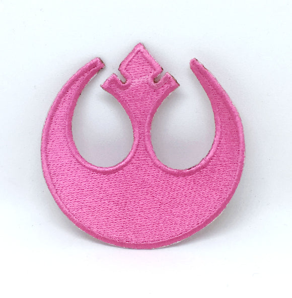 Star Wars Rebel Alliance Pink 100% Sew on Embroidery Patches - Fun Patches