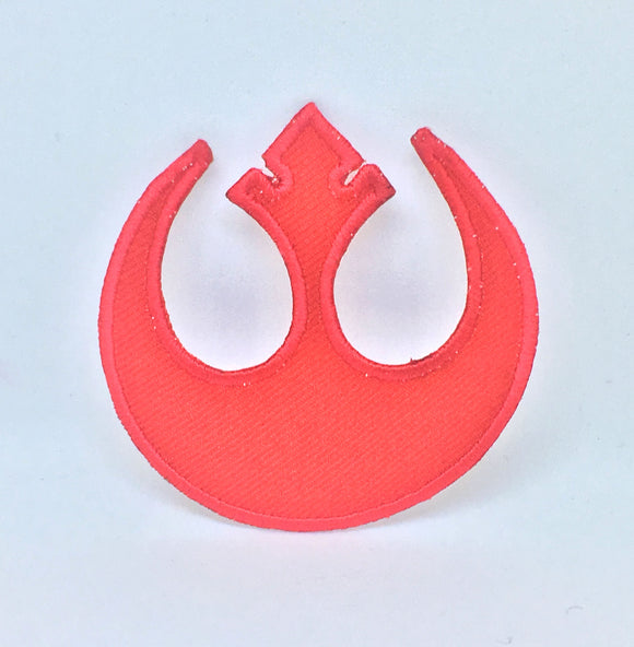 STAR WARS Movies Iron or Sew on Embroidered Patches - Rebel Alliance Red 100% EMBROIDERY - Fun Patches