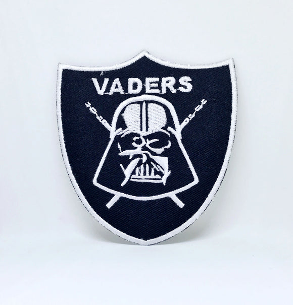 STAR WARS Movies Iron or Sew on Embroidered Patches - Vaders Black - Fun Patches