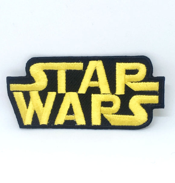 STAR WARS Movies Iron or Sew on Embroidered Patches - STAR WARS CLASSIC LOGO - Fun Patches