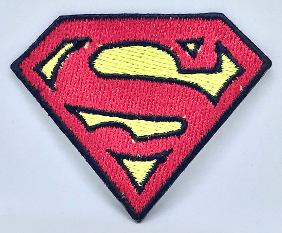 Comic Character Marvel Avengers and DC Comics Iron or Sew on Embroidered Patches - Superman Logo - Fun Patches