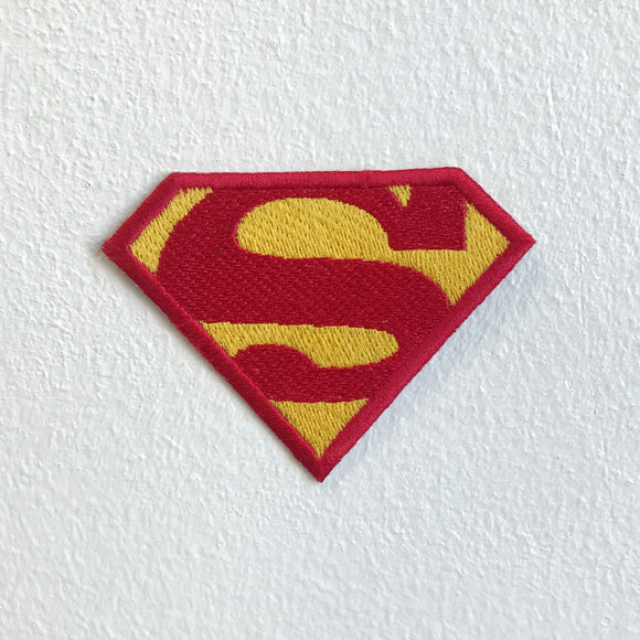 Superman S Badge cartoon movie Iron Sew on Embroidered Patch - Fun Patches