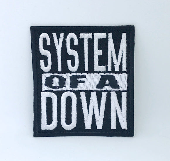 System of a down SOAD Heavy Metal Iron on Sew on Embroidered Patch - Fun Patches
