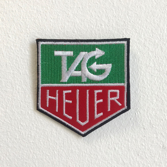 Tag Heuer watches biker badge Iron Sew On Embroidered Patch - Fun Patches