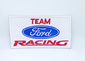 Vintage Team Ford Racing Formula 1 Biker EMBROIDERED Iron Sew on Patch