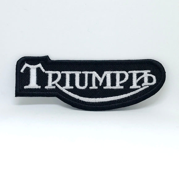 Triumph Iron Sew On Motorcycle Daytona Street Triple Bonneville Embroidered Patch
