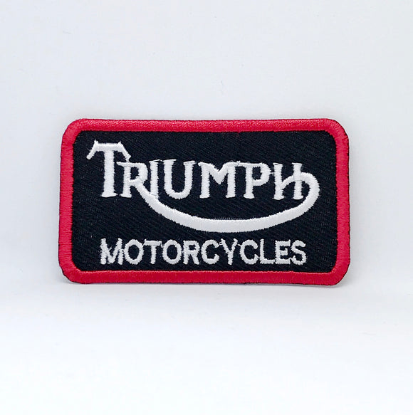 Triumph Motorcycles Biker Rocker Iron Sew On Embroidered Patch