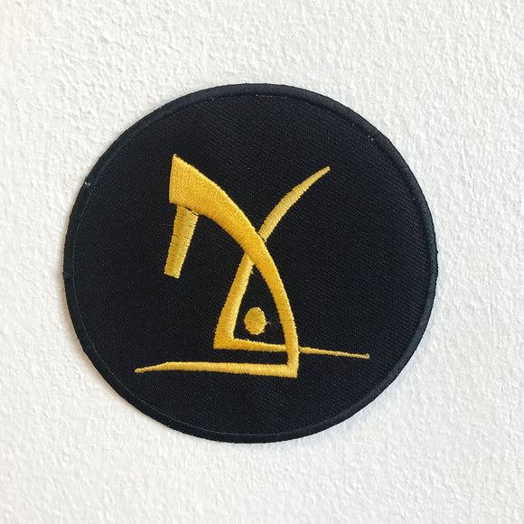 Deus Ex Gaming Badge logo Iron Sew on Embroidered Patch - Fun Patches