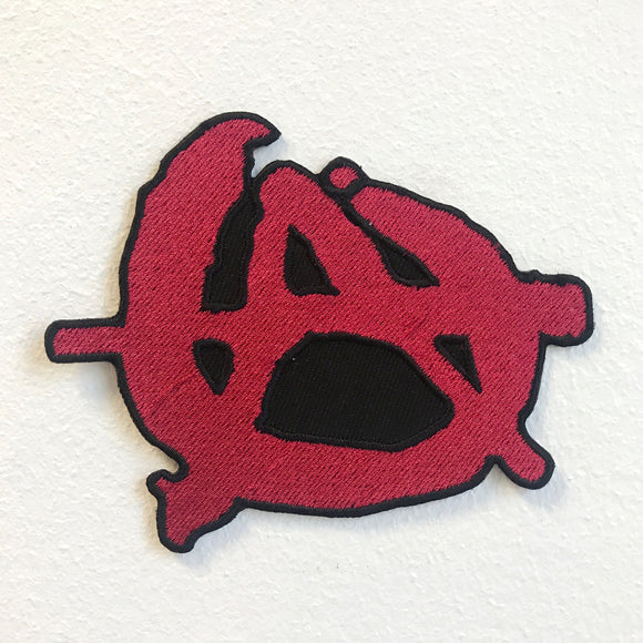 Anarchy A logo badge Iron on Sew on Embroidered Patch - Fun Patches