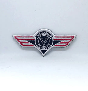 Kawasaki Vulcan Classic Biker Iron on Sew on Embroidered Patch - Fun Patches