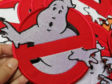 Ghostbusters Movie Art Badge Clothes Large Iron on Sew on Embroidered Patch