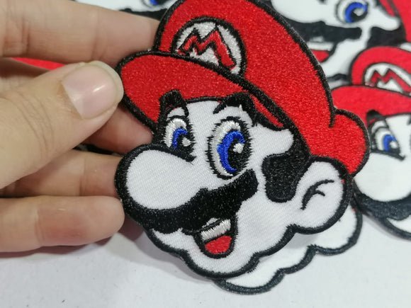 Super Mario Iron On-Sew On-Badge Embroidered Patch Fancy Dress