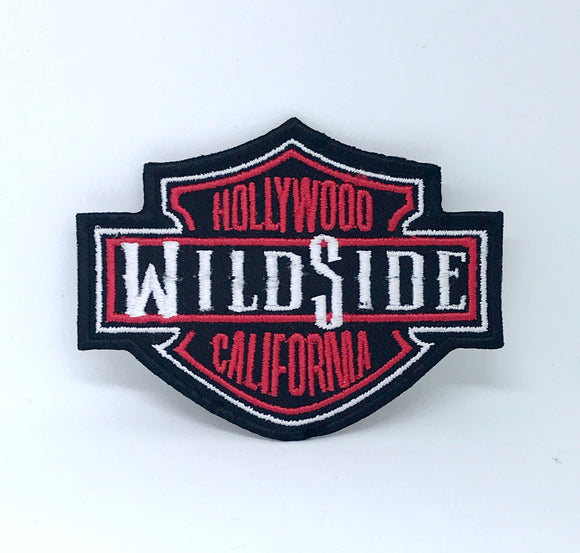 Wildside Hollywood California Badge Iron on Sew on Embroidered Patch