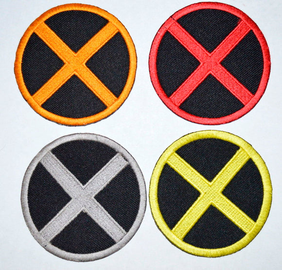 MEN Logo Suit Marvel Comic Movie Iron on Embroidered Patch / Badge/ Logo - Fun Patches