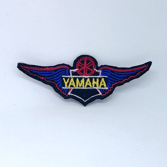 Yamaha Motorbike Racing Logo Iron on Sew on Embroidered Patch