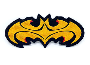 Comic Character Marvel Avengers and DC Comics Iron or Sew on Embroidered Patches - Big Batman Logo - Fun Patches