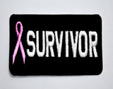 Cancer Survivor Help support shirt jacket badge Iron/Sew on Embroidered Patch