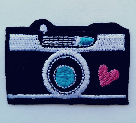 Cute Camera photo life Clothing Jacket Shirt Iron on Sew on Embroidered Patch