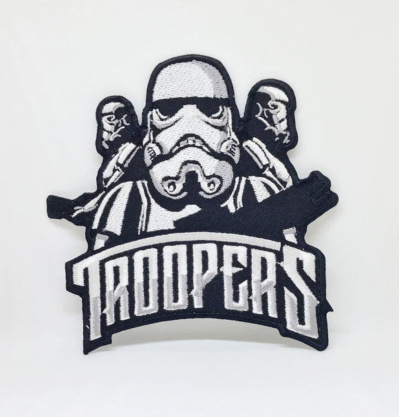 STAR WARS Movies Iron or Sew on Embroidered Patches - Troopers Large - Fun Patches