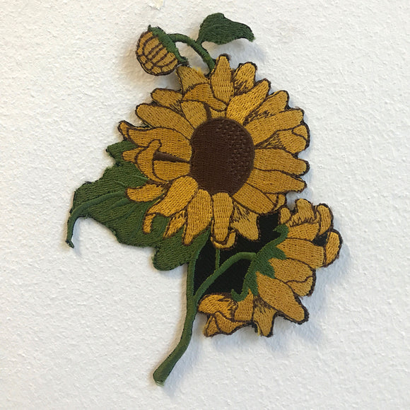 Sunflower Patch Dress Jeans Clothing Iron on Sew on Embroidered Patch - Fun Patches