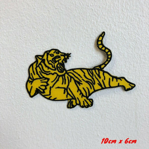 Cute Animals Lion Spider Tiger face Iron on Sew on Embroidered Patch